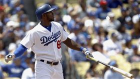 ▲溥儀哥Yasiel Puig擊出雙響砲。（圖／美聯社／達志影像）
