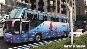 友力通運交通部抗議 圖／記者馮珮汶攝