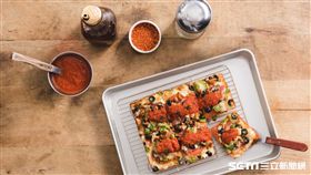 底特律披薩,方形披薩,amba西門町意舍酒店。（圖／amba西門町意舍酒店提供）