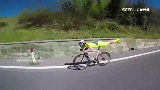 超狂！抗風阻趴騎　自行車車手成超人