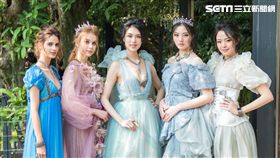 溫慶珠與迪士尼合作，推出全新公主品牌形象，以「Inspired by Princess」為概念，設計了4套訂製禮服。（圖／品牌提供）