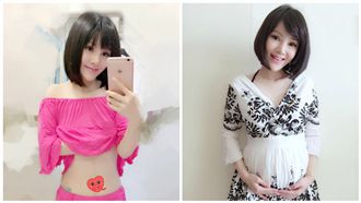 陳子玄產後14天消風　雪白纖腰辣翻