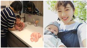 陳泱瑾餵母乳　兒「炸屎」讓她超崩潰
圖/翻攝自陳泱瑾臉書