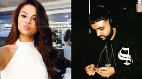 賽琳娜戈梅茲（Selena Gomez）、緋聞男友威肯（The Weeknd）。（合成圖／翻攝自賽琳娜、威肯ＩＧ） 