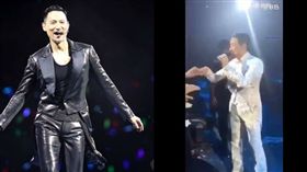 張學友與粉絲握手（圖／環球提供、翻攝自微博）