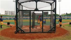 中信兄弟賽前特別訓練（圖／中央社）