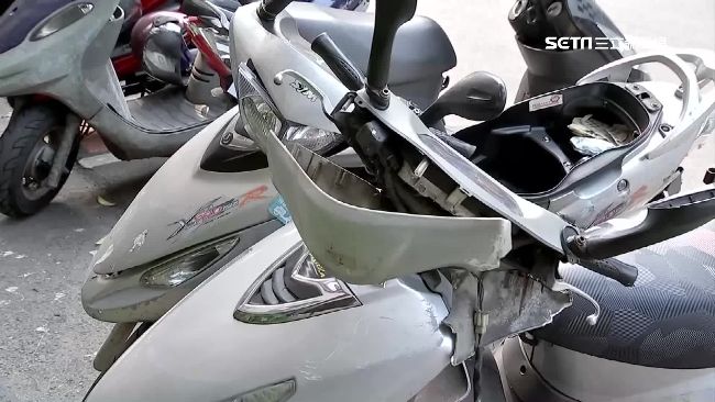 久沒開車　油門當煞車狂掃40部機車