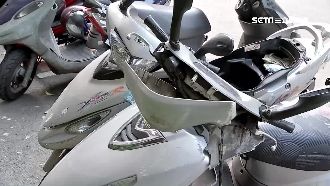 久沒開車　油門當煞車狂掃40部機車