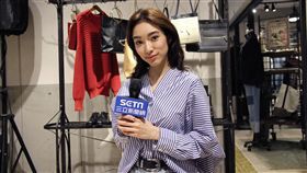 ▲日本新人氣名模吉田沙世接受三立新聞網採訪，暢談個人獨到的日系穿搭看法。（圖／龐文宏攝影）