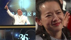 曾寶儀在台下感動大哭（圖／翻攝自《環球網上直播》）