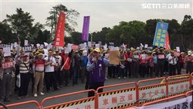 年金改革,忠烈祠,抗議
圖／記者張之謙攝影