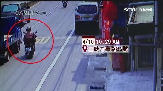 貨車擦撞機車　差三秒女騎士險爆頭