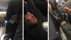 -華裔男-聯合航空-聯航-合成圖/截取自推特