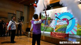 ▲彰化縣長魏谷明與體育署長林德福。（圖／記者林辰彥攝影）