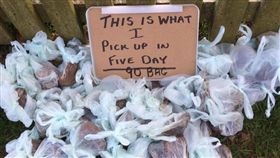 英國,大叔,狗屎,狗大便,環境衛生,清潔,警告　圖／翻攝自太陽報