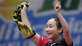 ▲日本隊晉級亞洲桌球錦標賽女子團體冠軍戰。（圖／美聯社／達志影像）