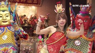 全台唯一女三太子　陣頭舞姬成新網紅
