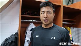 桃猿內野手馮健庭。（圖／記者王怡翔攝）