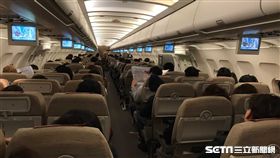機艙,單走道客機,韓亞航空。（圖／記者簡佑庭攝）