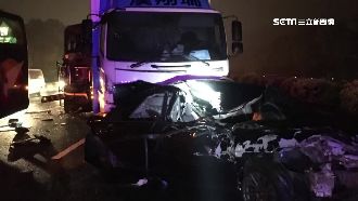 國道上6車連環追撞　8人受傷送醫