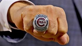 小熊隊頒發冠軍戒。（圖／翻攝自推特）