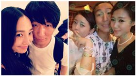 白百何被爆出軌，陳羽凡左擁右抱（合成圖／翻攝自微博）