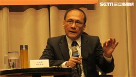 行政院長林全率部會首長宣示改善空汙決心。（記者盧素梅攝）