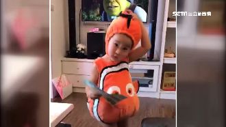 童星萌萌舌頭打結　吃素全變「粗素」