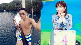 白百何、小鮮肉張愛朋（圖／翻攝自張愛朋、白百何微博）