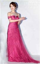 天心婚後幸福美滿代言鑽石。（記者邱榮吉/攝影）