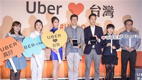 Uber13日宣布重回台灣市場,亞太區總經理Mike brown,台灣區總經理顧立楷 圖／記者林敬旻攝