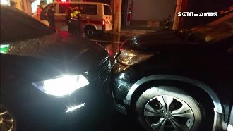 酒駕逆向撞警車！駕駛喝茫反過頭罵警