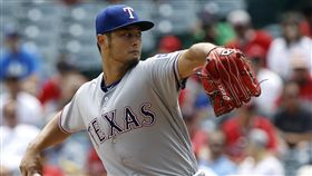 達比修有今天投出10次三振拿下勝投。（圖／美聯社／達志影像）