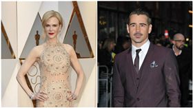 妮可基嫚,柯林法洛（合成圖／美聯社、達志影像）