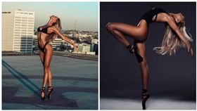 正妹，美女，Jesse Golden（圖／翻攝自小浪花健身微博）