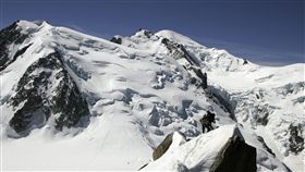 法國白朗峰（法文Mont Blanc，Mont Blanc du Tacul）（圖／美聯社／達志影像）
