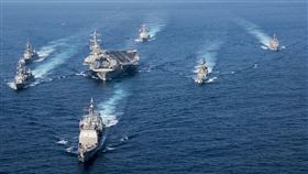 金正恩,美國,北韓,卡爾文森號航母,飛彈,核武
圖／美聯社／達志影像