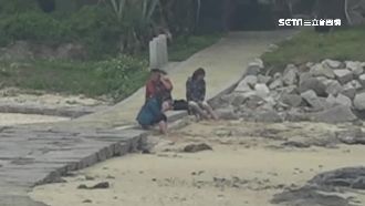 風景太美忘了漲潮…觀光客受困建功嶼