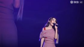田馥甄武漢演唱會　圖／翻攝自秒拍