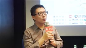 陸媒體人賈葭談李明哲案。（圖／中央社）
