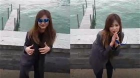 圖翻攝自v live 周子瑜 twice