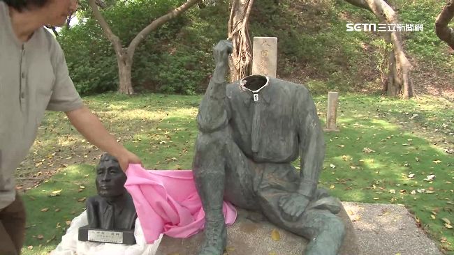 李承龍稱有放回去…八田與一頭不見了