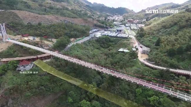 全台最長單跨吊橋　海拔千尺鳥瞰美景