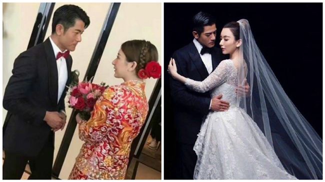 美呆！方媛白紗照曝光　郭富城緊摟妻
