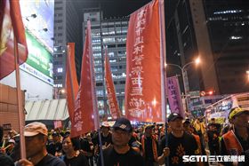 監督年金改革行動聯盟《夜宿圍城》，軍公教，軍人，年改　圖／記者林敬旻攝