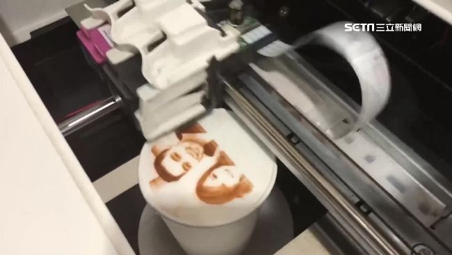 3D列印創意跨界　打造客製人臉咖啡