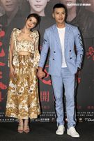 電影「最完美女孩」男女主角張睿家、李毓芬。（記者邱榮吉/攝影）