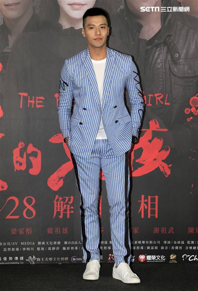 電影「最完美女孩」男主角張睿家。（記者邱榮吉/攝影）