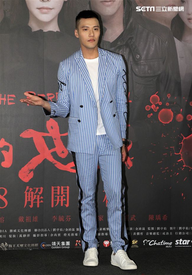 電影「最完美女孩」男主角張睿家。（記者邱榮吉/攝影）