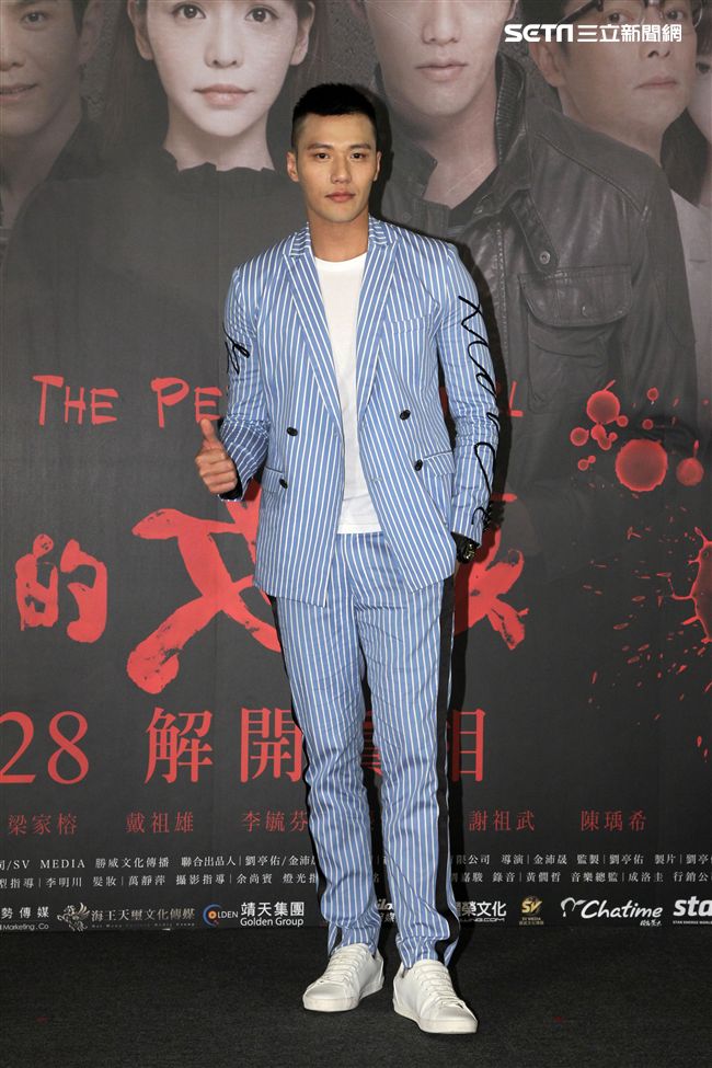 電影「最完美女孩」男主角張睿家。（記者邱榮吉/攝影）